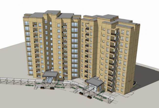 Sketchup住宅模型|中高层住宅，新古典风格，斯特恩风格，居住建筑