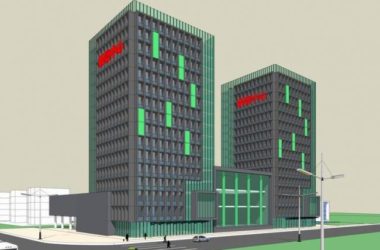 Sketchup办公模型|高层办公楼，研发中心，现代风格-BIM建筑网