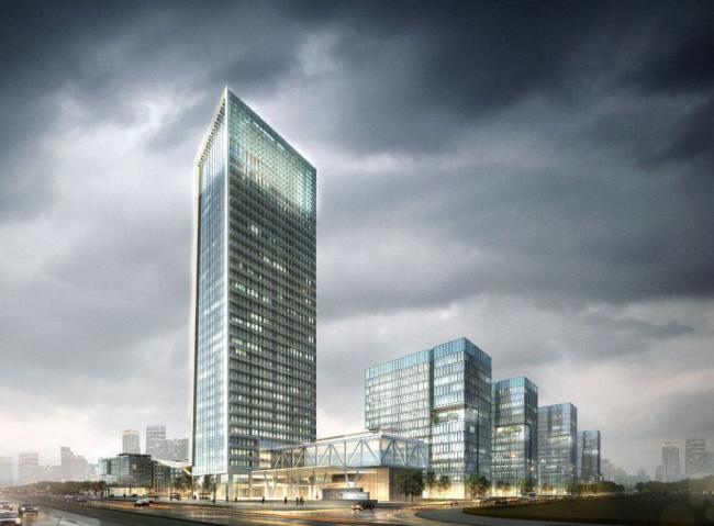 Sketchup综合体模型|多层高层混合，商业综合体，现代风格，酒店办公