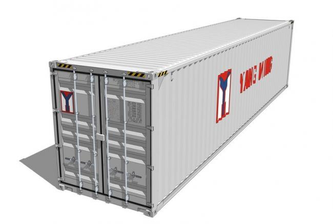 Sketchup素材模型|集装箱建筑