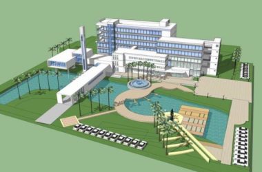 Sketchup酒店模型|多层酒店，现代风格-BIM建筑网