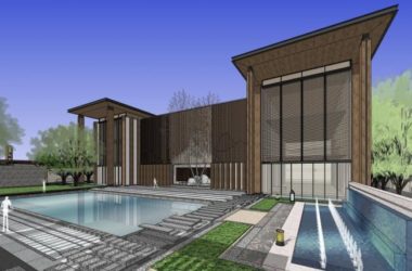 Sketchup商业模型|多层售楼处，商业建筑，现代风格-BIM建筑网