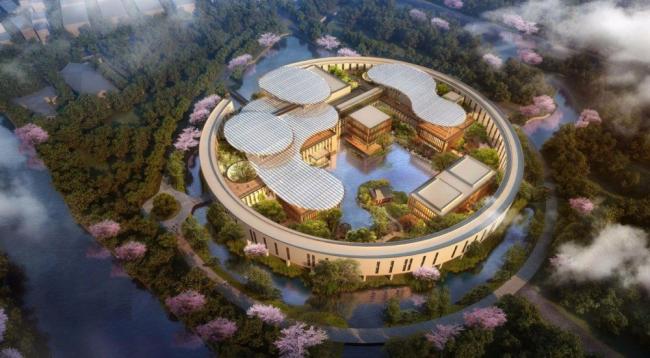 Sketchup学校模型|大学校园，教育建筑，学校，多层教学楼，现代风格