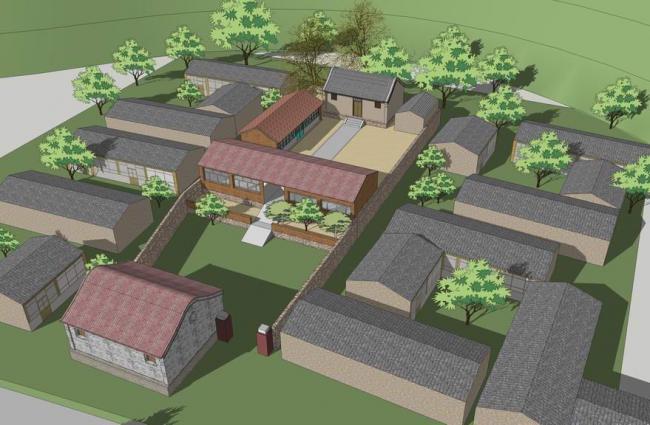 Sketchup古建筑模型|庙宇，玄武庙，寺庙，中式风格