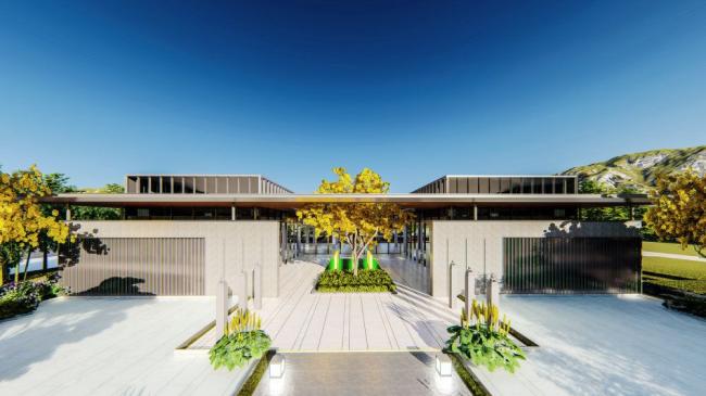 Sketchup商业模型|多层会所，现代风格，商业建筑