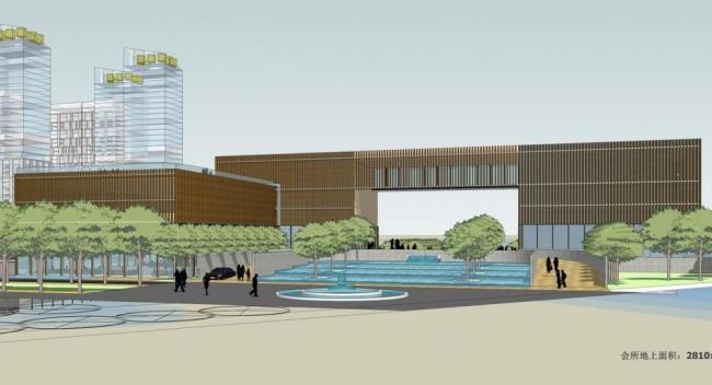 Sketchup酒店模型|多层酒店，现代风格，商业会所