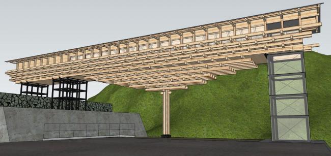 Sketchup文化模型|博物馆，新中式风格，文化建筑