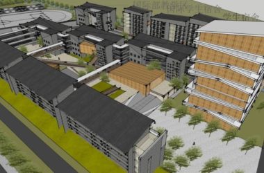 Sketchup学校模型|多层学校，教育建筑，校园，教学楼，现代风格-BIM建筑网