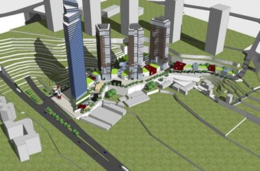 Sketchup综合体模型|超高层综合体，商业裙房，办公酒店，写字楼，高层公寓，现代风格-BIM建筑网