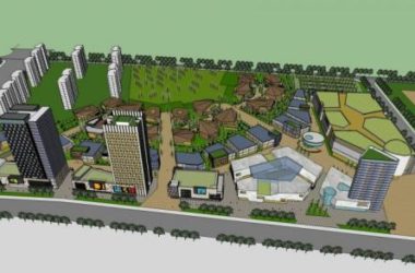 Sketchup综合体模型|高层商业综合体，现代风格，酒店办公，商业裙房-BIM建筑网