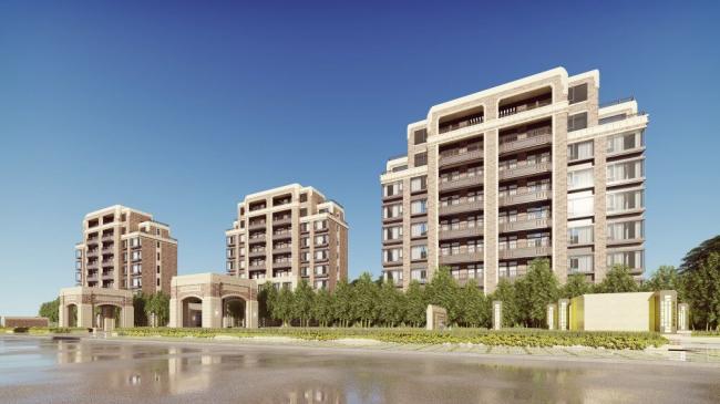 Sketchup办公模型|小高层办公楼，新古典风格