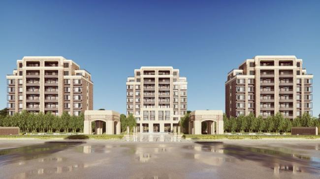 Sketchup办公模型|小高层办公楼，新古典风格