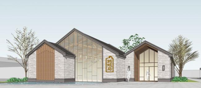 Sketchup商业模型|会所，商业建筑，新中式风格，娱乐休闲设施