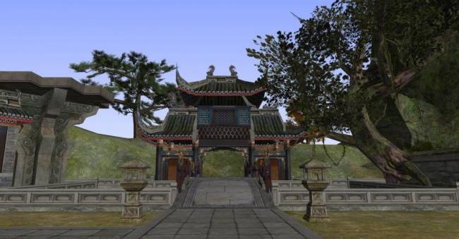 Sketchup古建筑模型|古建，多层，中式风格，游戏场景