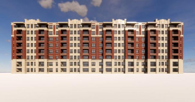 Sketchup住宅模型|小高层住宅，西方新古典，居住建筑