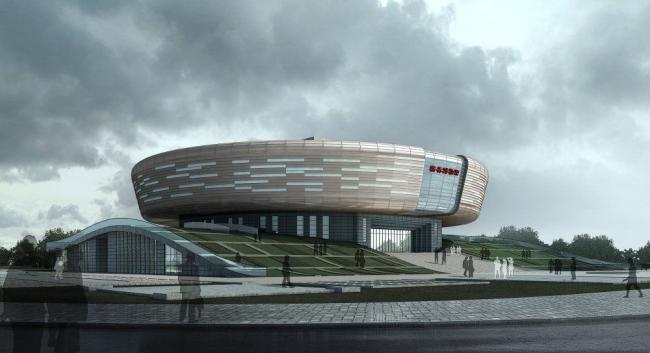 Sketchup文化模型|多层博物馆，文化建筑，现代风格