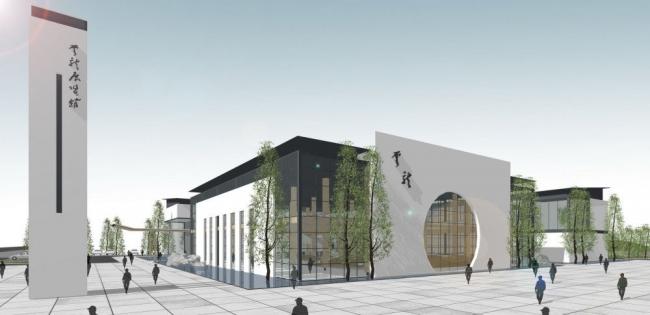 Sketchup商业模型|多层会所，商业建筑，中式风格