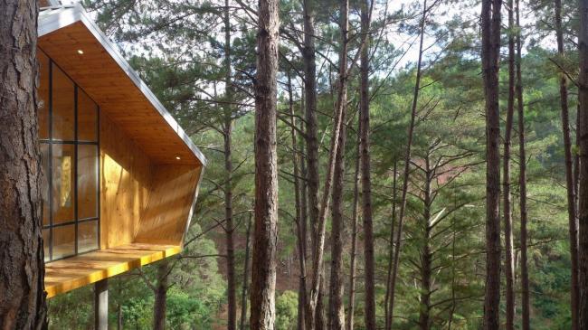 BIM建筑|阔别喧哗，隐于茂林山谷的寄宿行政办公室