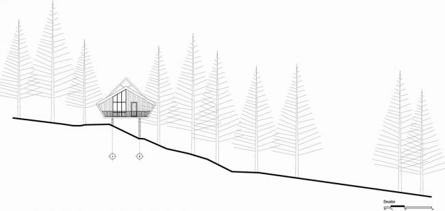 BIM建筑|阔别喧哗，隐于茂林山谷的寄宿行政办公室