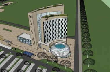 Sketchup酒店模型|高层酒店办公，现代风格-BIM建筑网