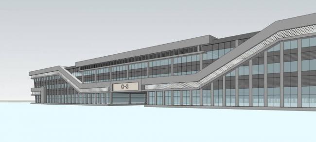 Sketchu工业厂房|多层厂房，工业建筑，现代风格