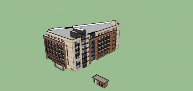 Sketchu工业厂房|多层公司厂房，现代风格，工业建筑