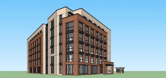 Sketchu工业厂房|多层公司厂房，现代风格，工业建筑