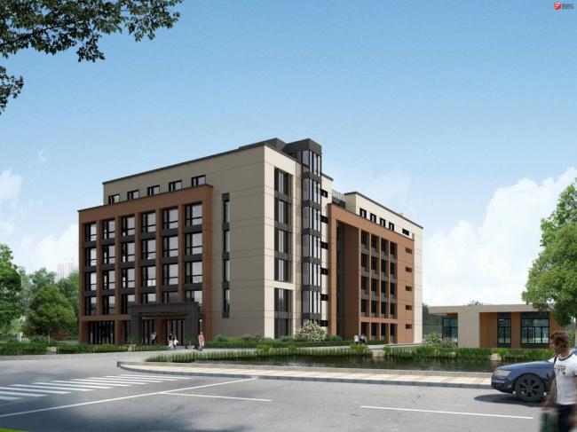 Sketchu工业厂房|多层公司厂房，现代风格，工业建筑