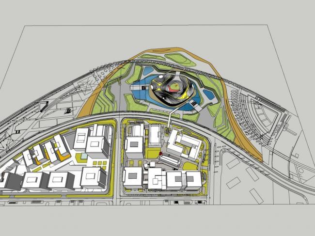 Sketchup文化模型|多层科技馆，文化建筑，现代风格