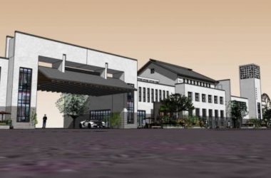 Sketchup商业模型|多层商业街，商业建筑，中式风格-BIM建筑网