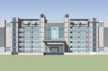 Sketchup办公模型|政府办公楼，行政，多层，现代风格-BIM建筑网