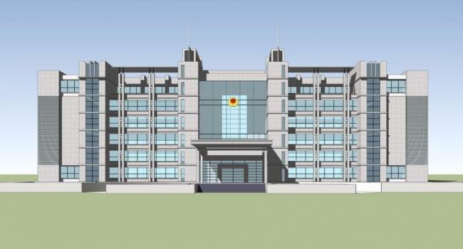Sketchup办公模型|政府办公楼，行政，多层，现代风格