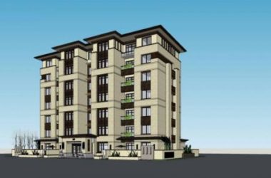 Sketchup住宅模型|多层住宅，公寓，中式风格，居住建筑-BIM建筑网