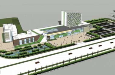 Sketchup车站路桥|多层汽车站，高层办公楼，酒店，交通建筑，现代风格-BIM建筑网