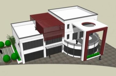 Sketchup住宅模型|多层住宅，农村自建房，别墅，现代风格，居住建筑-BIM建筑网