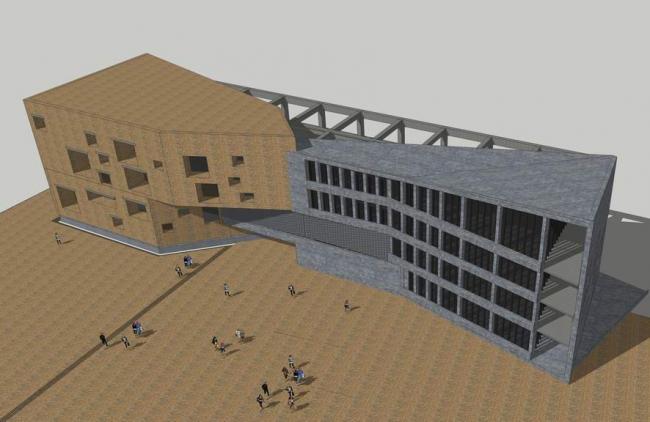 Sketchup商业模型|多层会所，现代风格，商业建筑