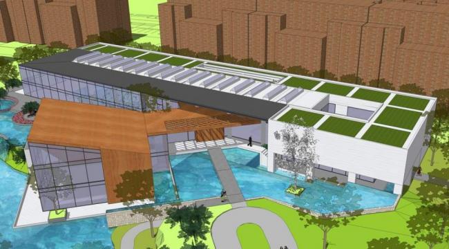 Sketchup商业模型|西安白桦林间住宅会所，多层售楼处，营销中心，现代风格