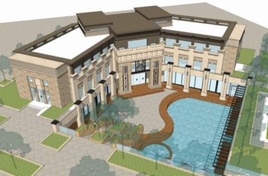 Sketchup商业模型|多层售楼处，会所，营销中心，新亚洲风格，商业建筑-BIM建筑网