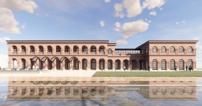 Sketchup商业模型|多层售楼处，商业建筑，古典风格