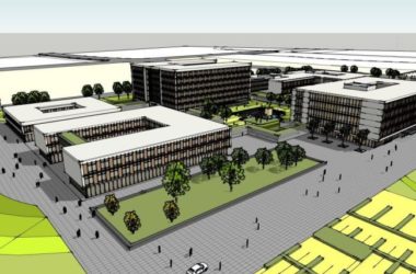 Sketchup办公模型|多层办公楼，现代风格-BIM建筑网