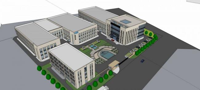 Sketchu工业厂房|多层厂房，工业建筑，现代风格