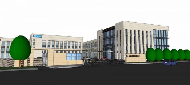 Sketchu工业厂房|多层厂房，工业建筑，现代风格