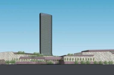 Sketchup综合体模型|超高层酒店办公，商业建筑，商业裙房，现代风格-BIM建筑网