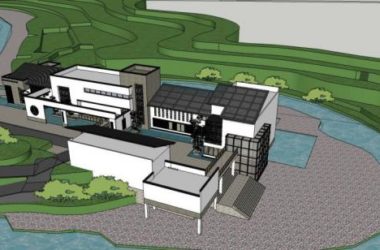 Sketchup商业模型|多层会所，中式风格，商业建筑-BIM建筑网