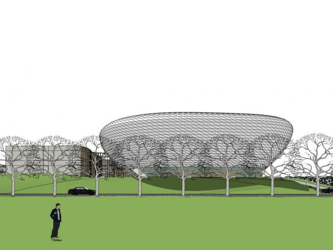 Sketchup文化模型|多层博物馆，现代风格，文化建筑