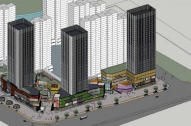 Sketchup综合体模型|高层酒店办公，商场，商业裙房，现代风格，商业综合体-BIM建筑网