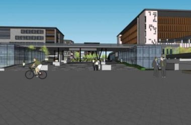 Sketchup学校模型|昆明工业职业技术学院，多层学校，新中式风格，教育建筑-BIM建筑网