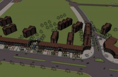 Sketchup住宅模型|多层住宅楼，沿街商业，欧式，古典风格-BIM建筑网