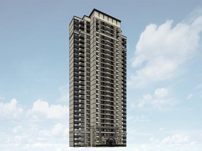 Sketchup住宅模型|高层住宅，现代风格，居住建筑