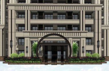 Sketchup住宅模型|高层住宅，现代风格，居住建筑-BIM建筑网